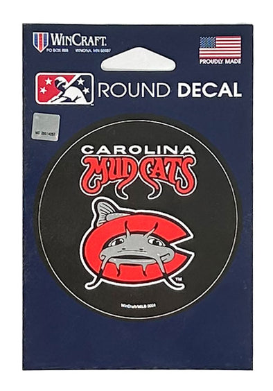 Carolina Mudcats Round Decal