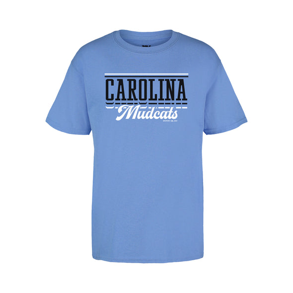 Carolina Mudcats Youth Light Blue Classic Basic Tee