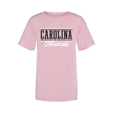 Carolina Mudcats Youth Pink Classic Basic Tee