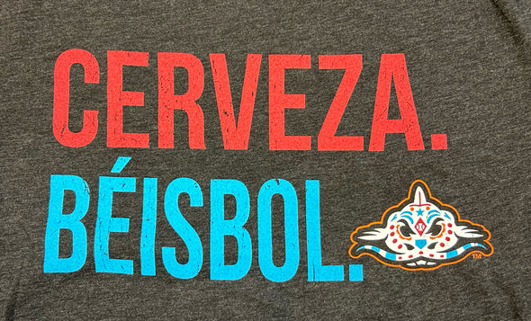 Carolina Mudcats Black Cerveza Beisbol Tee