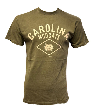 Carolina Mudcats Olive Branch Tee