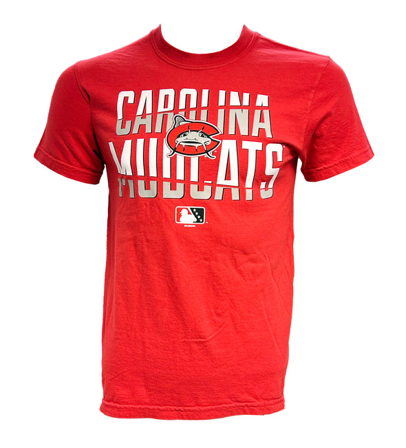 Carolina Mudcats Red Goggles Tee