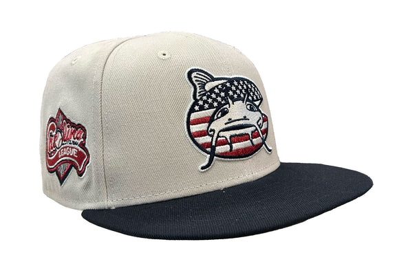 Carolina Mudcats Red, White, and Blue New Era Cap