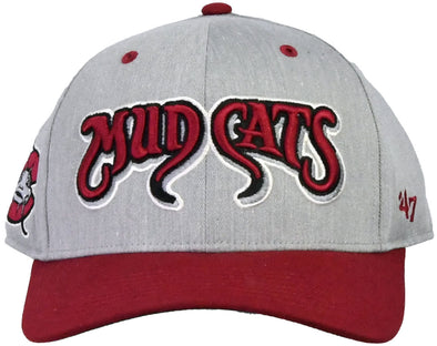 Carolina Mudcats Grey Fly Out '47 Midfield