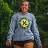 Carolina Mudcats Grey Micro Brews Imprint Crew Sweatshirt