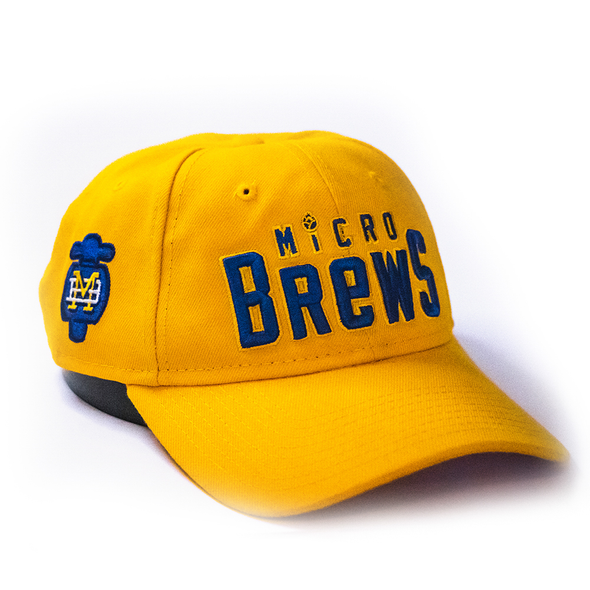 Carolina Mudcats Yellow Micro Brews 920 Script Hat