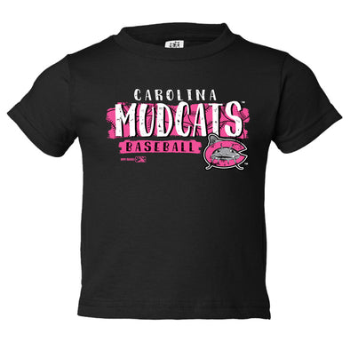 Carolina Mudcats Infant Black Clear Tee