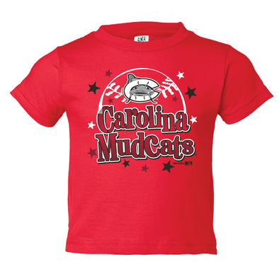 Carolina Mudcats Infant Red Drying T-Shirt