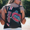 Carolina Mudcats Big C Logo Drawstring Bag