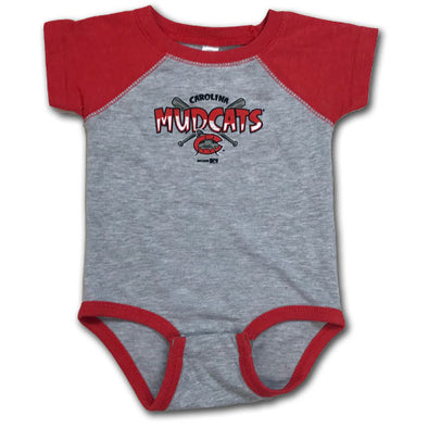 Carolina Mudcats Heather/Red Noah Infant Bodysuit