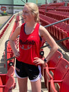 Carolina Mudcats Red Nike Yoga Layered Tank